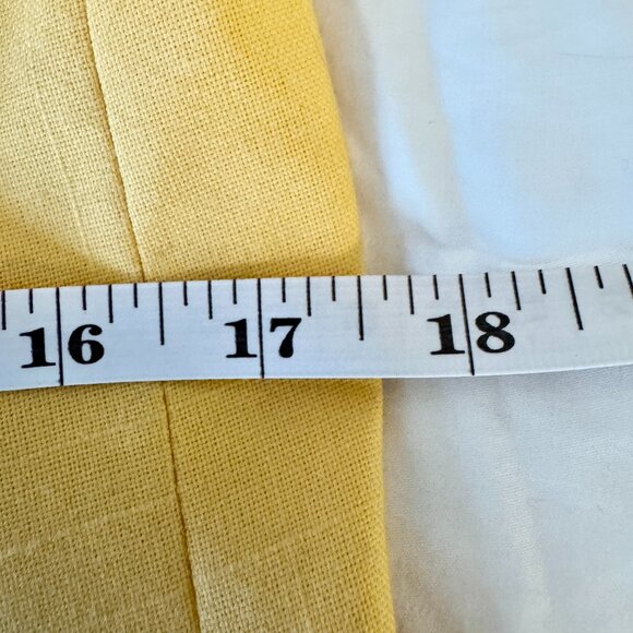 Vintage 90s Yellow and Navy Blazer - Picture 11 of 12